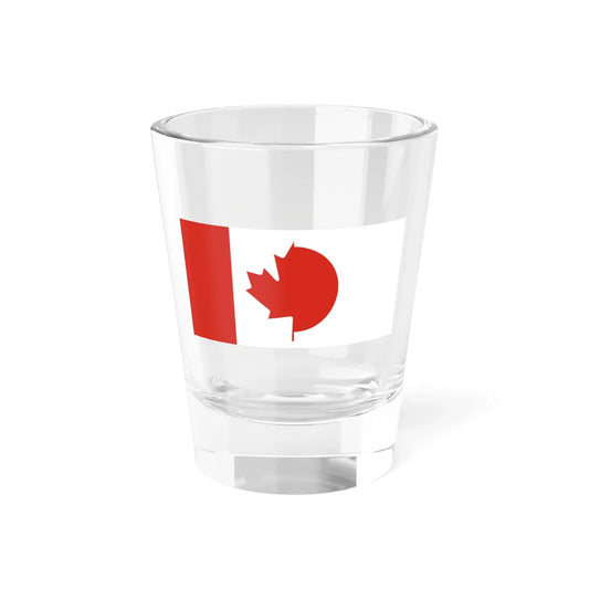 Flag of Canada and Japan (Canada) Shot Glass 1.5oz 1.5oz - Go Mug Yourself