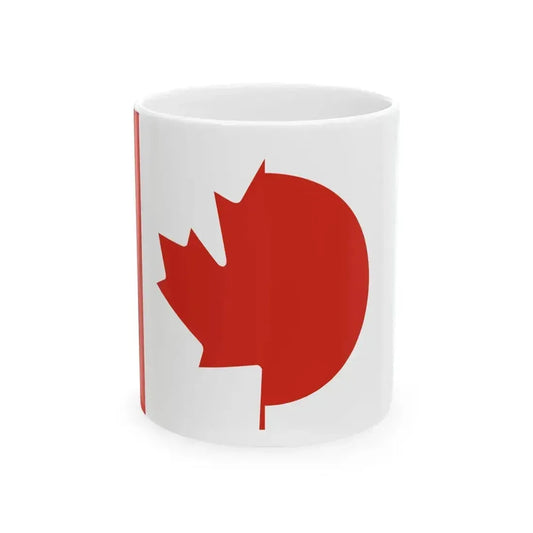 Flag of Canada and Japan (Canada) White Coffee Mug 11oz - Go Mug Yourself