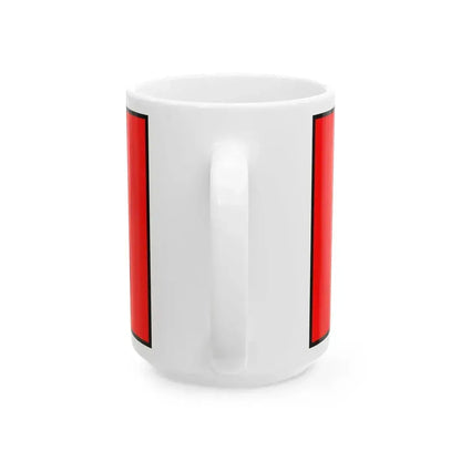 Flag of Canada bordered (Canada) White Coffee Mug - Go Mug Yourself