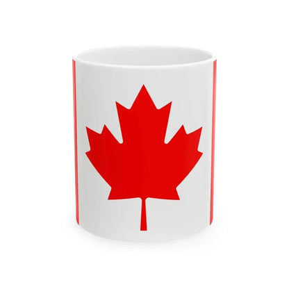 Flag of Canada (Canada) White Coffee Mug 11oz - Go Mug Yourself