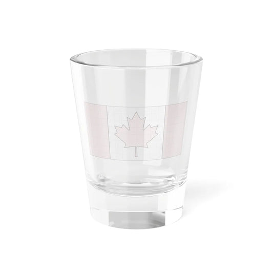 Flag of Canada construction sheet (Canada) Shot Glass 1.5oz 1.5oz - Go Mug Yourself