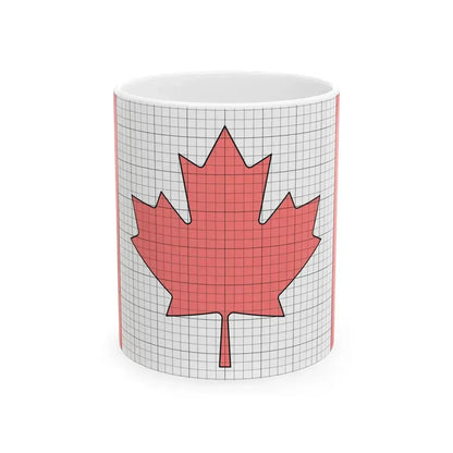 Flag of Canada construction sheet (Canada) White Coffee Mug 11oz - Go Mug Yourself