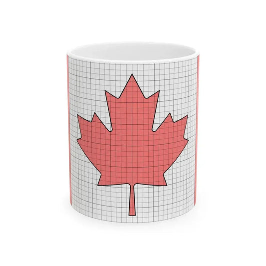 Flag of Canada construction sheet (Canada) White Coffee Mug 11oz - Go Mug Yourself