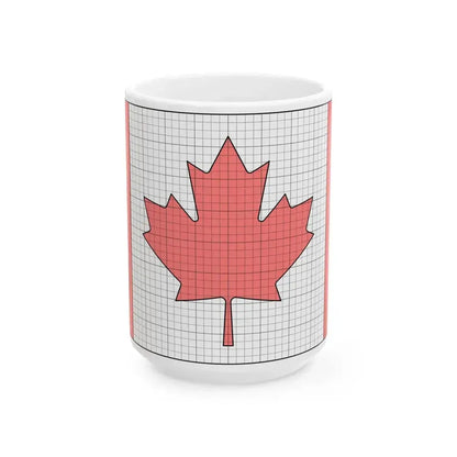 Flag of Canada construction sheet (Canada) White Coffee Mug 15oz - Go Mug Yourself