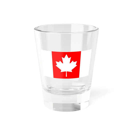 Flag of Canada inverted colours (Canada) Shot Glass 1.5oz 1.5oz - Go Mug Yourself