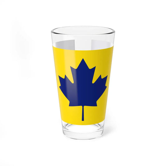 Flag of Canada Michigan Wolverines (Canada) Pint Glass 16oz 16oz - Go Mug Yourself