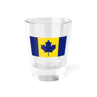 Flag of Canada Michigan Wolverines (Canada) Shot Glass 1.5oz 1.5oz - Go Mug Yourself