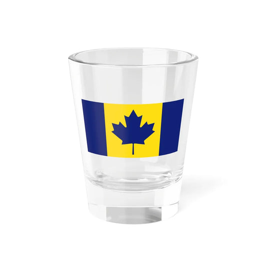 Flag of Canada Michigan Wolverines (Canada) Shot Glass 1.5oz 1.5oz - Go Mug Yourself
