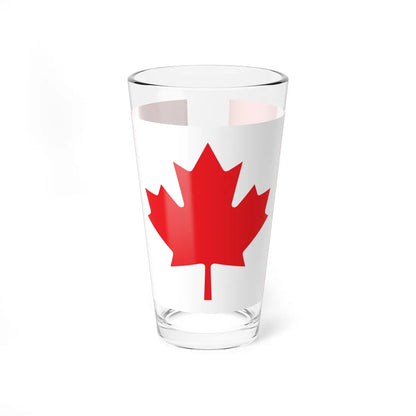 Flag of Canada official government version (Canada) Pint Glass 16oz 16oz - Go Mug Yourself