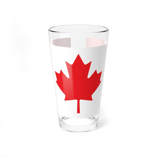 Flag of Canada official government version (Canada) Pint Glass 16oz 16oz - Go Mug Yourself