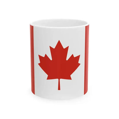 Flag of Canada Pantone 3-2 (Canada) White Coffee Mug 11oz - Go Mug Yourself