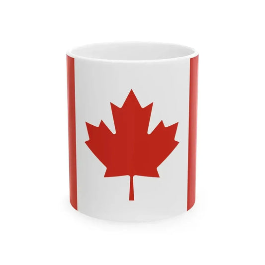 Flag of Canada Pantone 3-2 (Canada) White Coffee Mug 11oz - Go Mug Yourself
