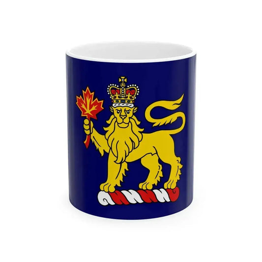 Flag of Canadian Governor General LeBlanc (Canada) White Coffee Mug 11oz - Go Mug Yourself