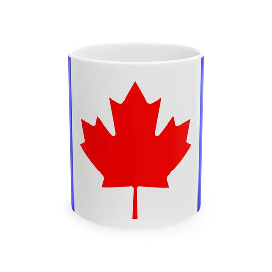 Flag of Canadian History (Canada) White Coffee Mug 11oz - Go Mug Yourself
