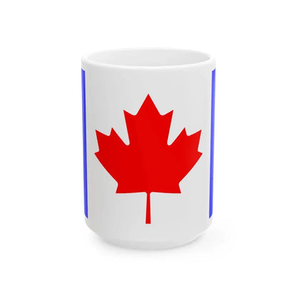 Flag of Canadian History (Canada) White Coffee Mug 15oz - Go Mug Yourself
