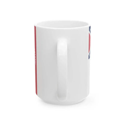 Flag of Cannon County Tennessee (United States) White Coffee Mug - Go Mug Yourself