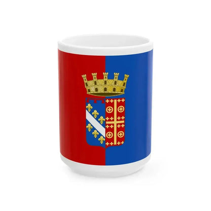Flag of Canosa di Puglia (Italy) White Coffee Mug 15oz - Go Mug Yourself