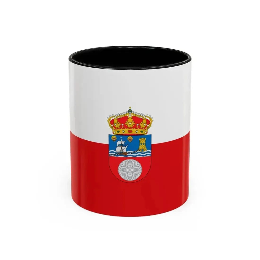 Flag of Cantabria Spain - Accent Coffee Mug 11oz Black - Go Mug Yourself