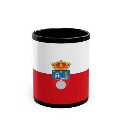 Flag of Cantabria Spain - Black Coffee Mug-11oz-Go Mug Yourself