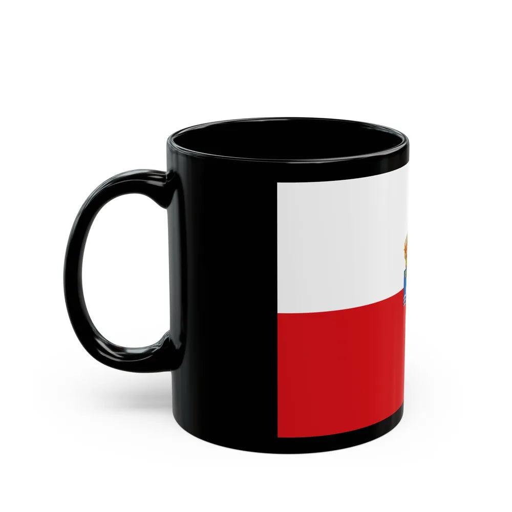 Flag of Cantabria Spain - Black Coffee Mug-Go Mug Yourself