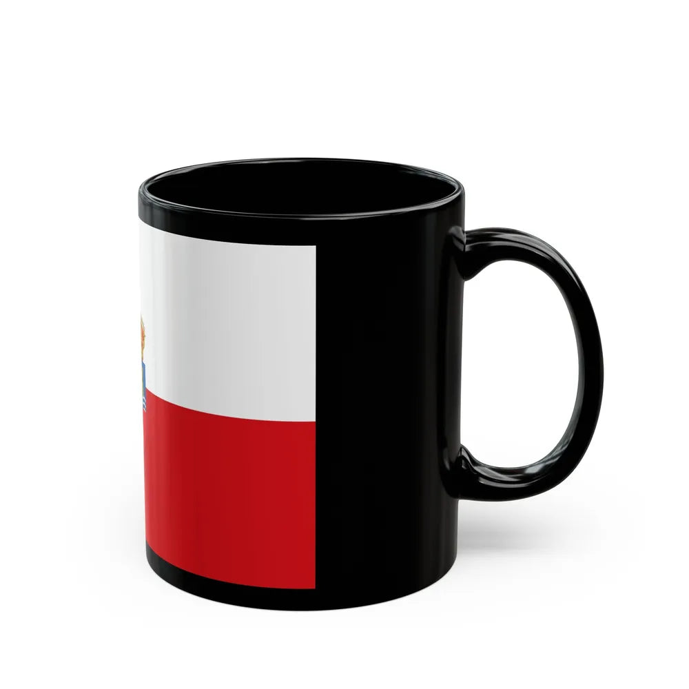 Flag of Cantabria Spain - Black Coffee Mug-Go Mug Yourself