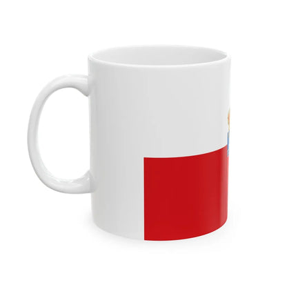 Flag of Cantabria Spain - White Coffee Mug-Go Mug Yourself