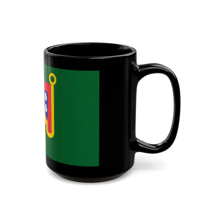 Flag of Cantal France 2 - Black Coffee Mug-Go Mug Yourself