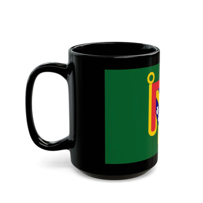 Flag of Cantal France 2 - Black Coffee Mug-Go Mug Yourself