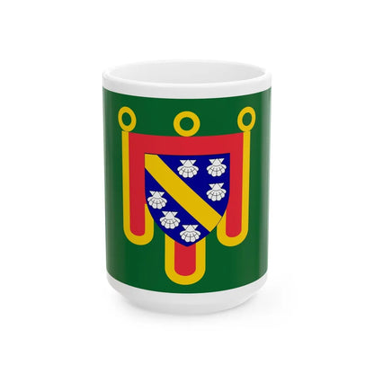 Flag of Cantal France 2 - White Coffee Mug-15oz-Go Mug Yourself