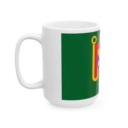 Flag of Cantal France 2 - White Coffee Mug - Go Mug Yourself