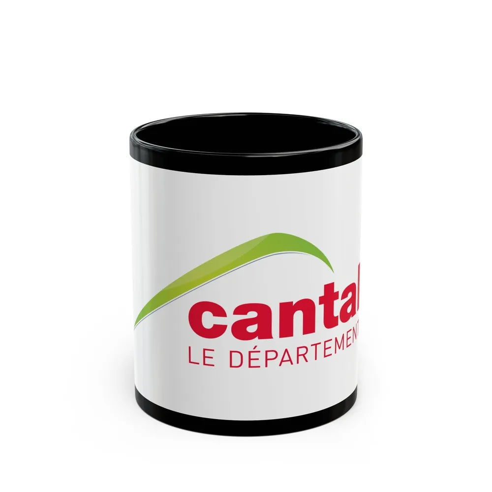 Flag of Cantal France - Black Coffee Mug-11oz-Go Mug Yourself