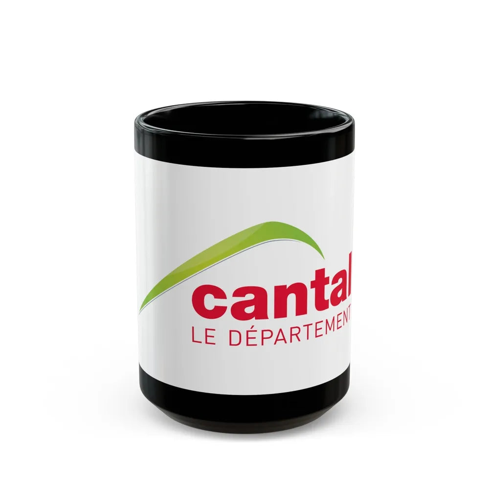 Flag of Cantal France - Black Coffee Mug-15oz-Go Mug Yourself