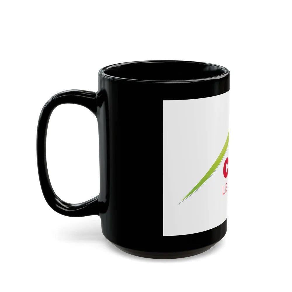 Flag of Cantal France - Black Coffee Mug-Go Mug Yourself