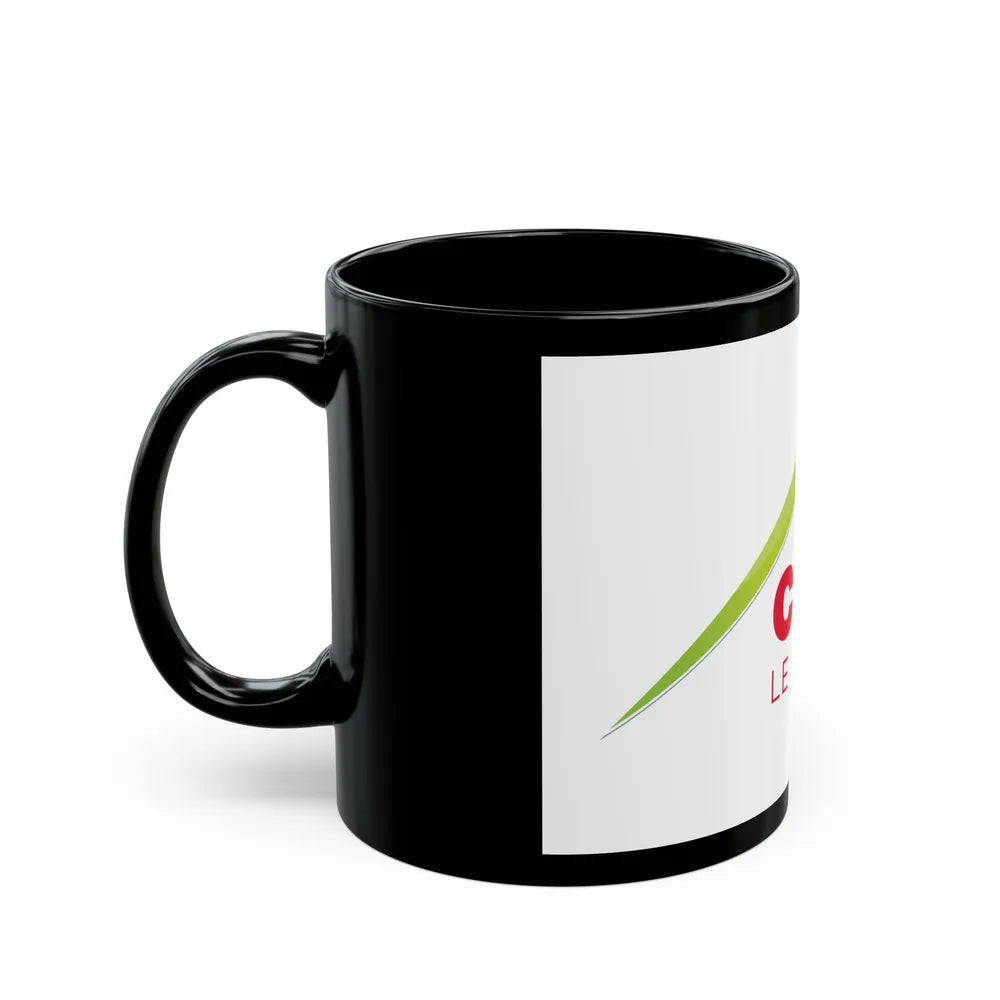 Flag of Cantal France - Black Coffee Mug-Go Mug Yourself