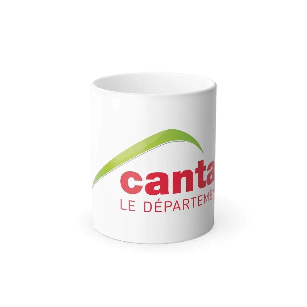 Flag of Cantal France - Color Changing Coffee Mug-11oz-Go Mug Yourself