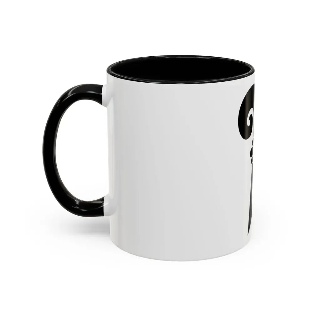 Flag of Canton of Basel Switzerland - Accent Coffee Mug - Go Mug Yourself