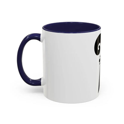 Flag of Canton of Basel Switzerland - Accent Coffee Mug - Go Mug Yourself
