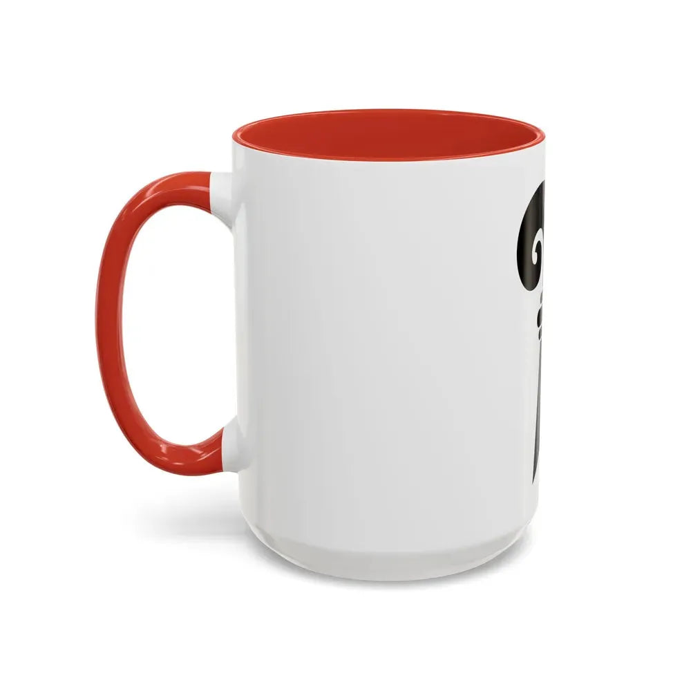 Flag of Canton of Basel Switzerland - Accent Coffee Mug - Go Mug Yourself