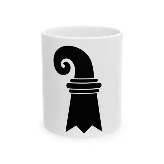 Flag of Canton of Basel Switzerland - White Coffee Mug 11oz - Go Mug Yourself