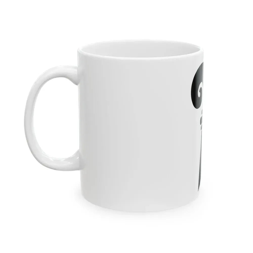 Flag of Canton of Basel Switzerland - White Coffee Mug - Go Mug Yourself