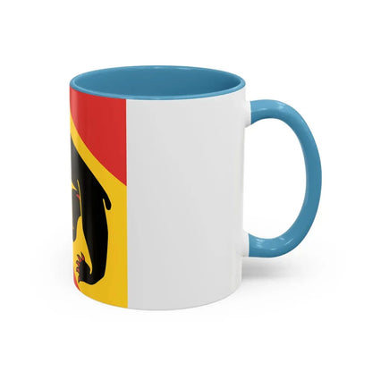 Flag of Canton of Bern Switzerland - Accent Coffee Mug - Go Mug Yourself