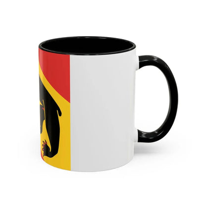Flag of Canton of Bern Switzerland - Accent Coffee Mug - Go Mug Yourself