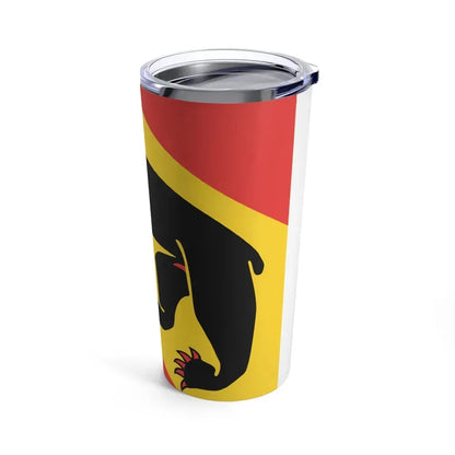 Flag of Canton of Bern Switzerland - Tumbler 20oz - Go Mug Yourself