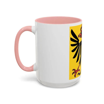 Flag of Canton of Geneva Switzerland - Accent Coffee Mug - Go Mug Yourself
