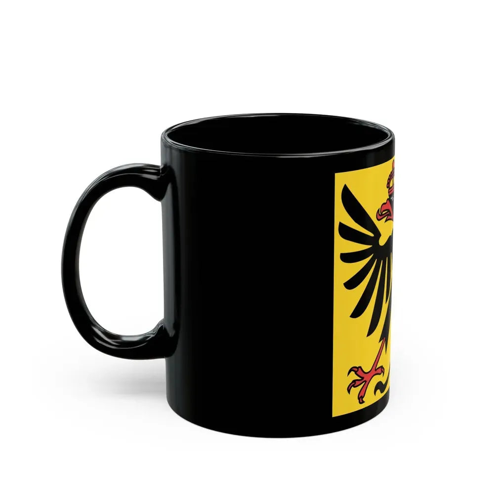 Flag of Canton of Geneva Switzerland - Black Coffee Mug - Go Mug Yourself