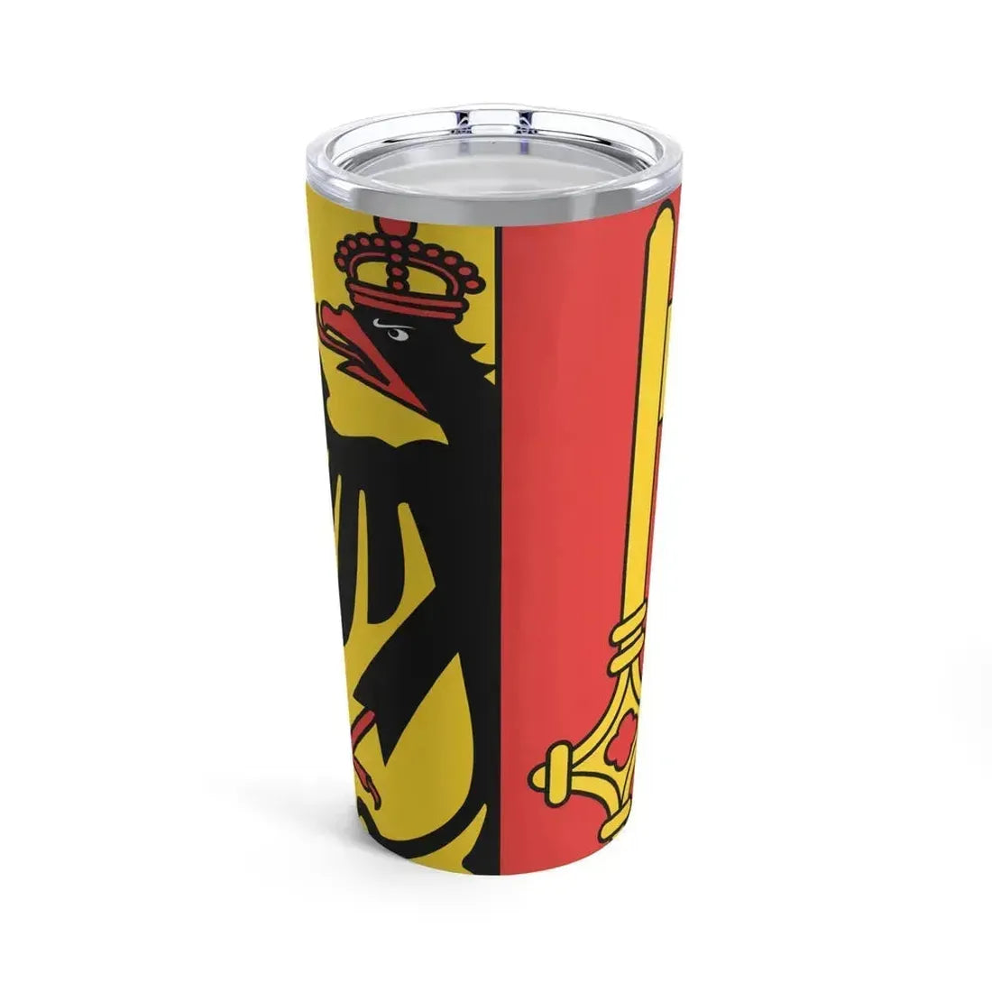 Flag of Canton of Geneva Switzerland - Tumbler 20oz 20oz - Go Mug Yourself