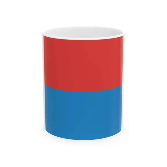 Flag of Canton of Ticino (Switzerland) White Coffee Mug 11oz - Go Mug Yourself