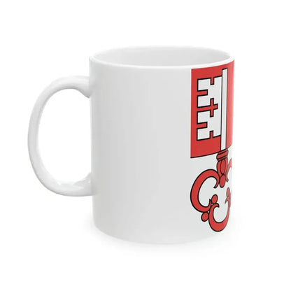 Flag of Canton of Unterwalden (Switzerland) White Coffee Mug - Go Mug Yourself