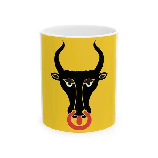 Flag of Canton of Uri alt (Switzerland) White Coffee Mug 11oz - Go Mug Yourself