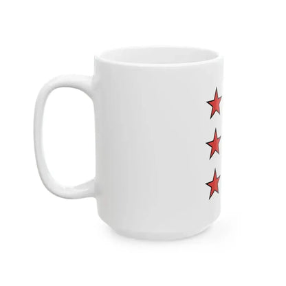 Flag of Canton of Valais 1498-1628 (Switzerland) White Coffee Mug - Go Mug Yourself